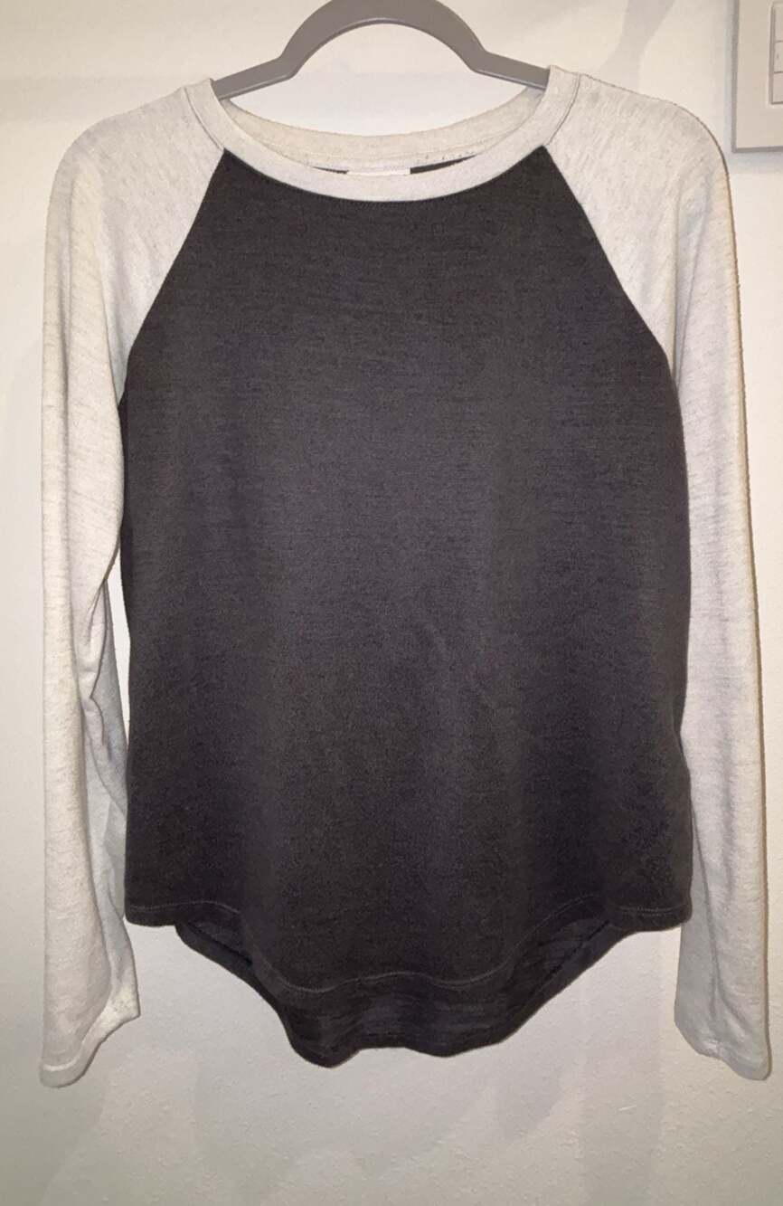 So Womens Long Sleeve Raglan Baseball Tee